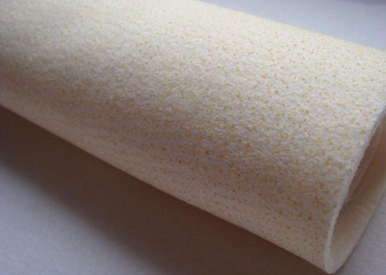 PTFE 엷은 조각 모양 550gsm 니들-펀치드 폴리에스테르 바늘은 재활용되는 것으로 느꼈습니다