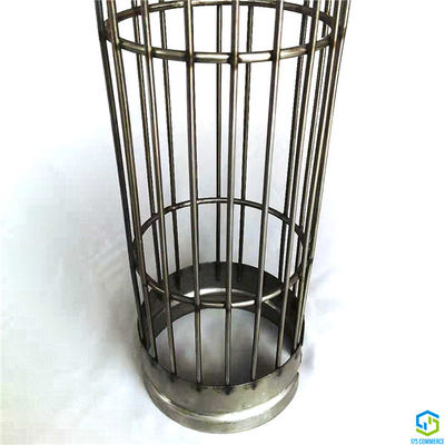 주름진 바닥 캡 250mm 스테인리스 스틸 필터 케이지