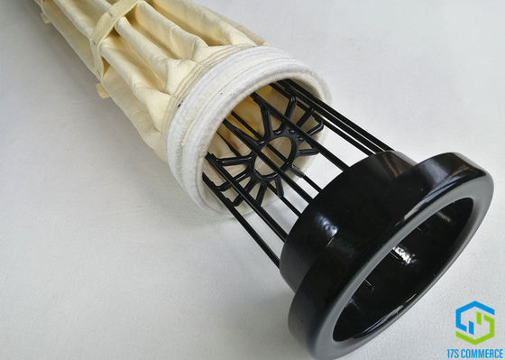 아크릴 120mm 산업용 필터 백 110mm 주름 케이지