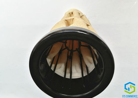 150mm Aramid 여과 백 Nomex 여과 백 낮은 에너지 소비