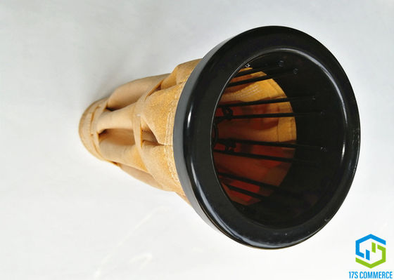 주름을 잡은 150mm 산업용 필터 백 P84 필터 백