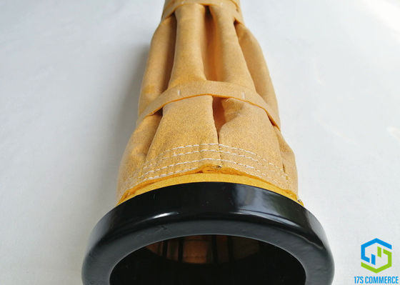 주름을 잡은 160mm 산업용 집진기 백 P84 필터 백