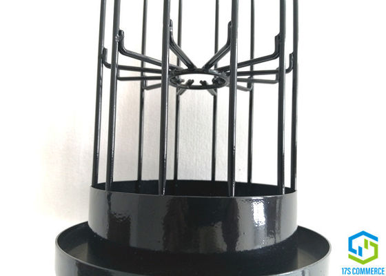 더블 와이어 스파이더 스타 필터 케이지 실리콘 코팅 주름 케이지 120mm 스파이더 케이지 탄소강 가방 하우스 케이지