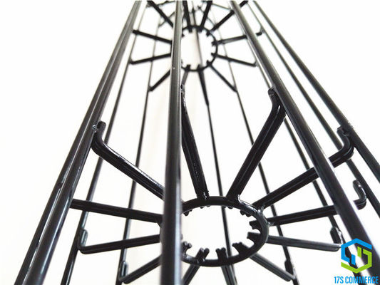더블 와이어 스파이더 스타 케이지 실리콘 코팅 플리츠 케이지 110mm 스파이더 케이지 연강 집진기 케이지