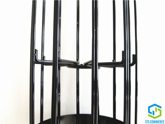 보세 수직 Wire12 레이 스타 케이지 실리콘 코팅 주름 케이지 120mm 스파이더 케이지 탄소강 가방 하우스 케이지